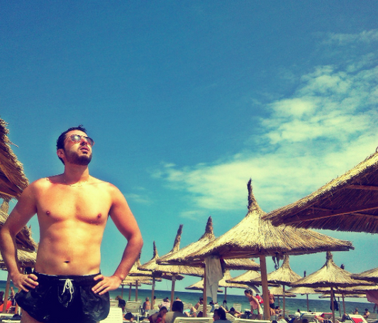Man Looking at the sun
